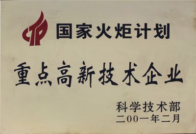 火炬打算沉点高新技术企业1